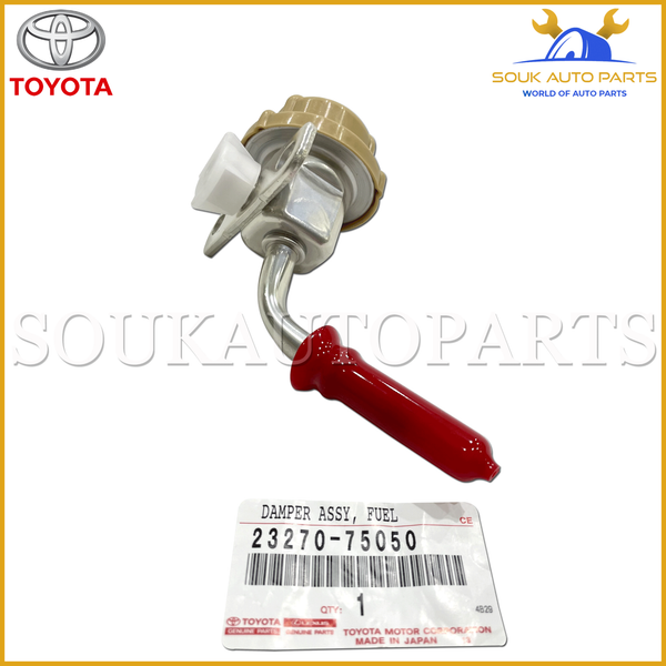 23270-75050 Genuine Toyota DAMPER ASSY, FUEL PRESSURE PULSATION 2327075050 OEM