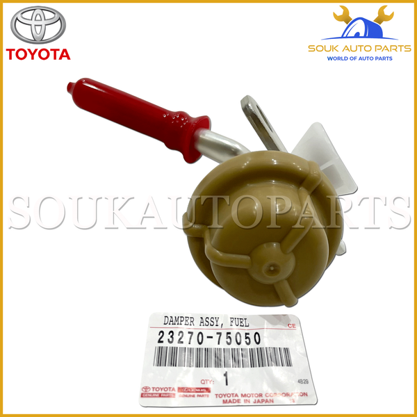 23270-75050 Genuine Toyota DAMPER ASSY, FUEL PRESSURE PULSATION 2327075050 OEM