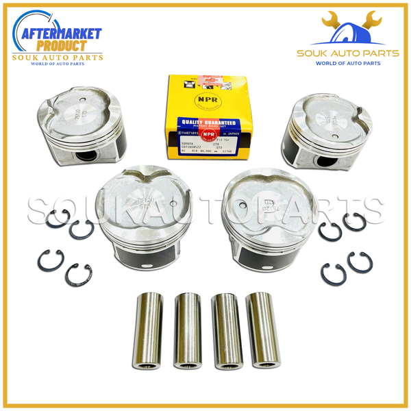 PISTON & RING SET 1TR-FE 86mm For Toyota INNOVA HILUX DYNA 2.0Ltr PETROL 2004-16