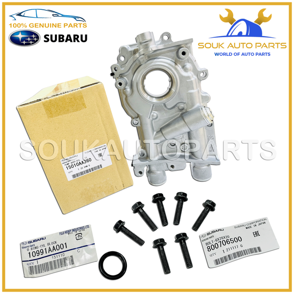 15010-AA360 Genuine Subaru OIL PUMP KIT W/BOLTS & SEAL EJ20 EJ25 11mm LEGACY