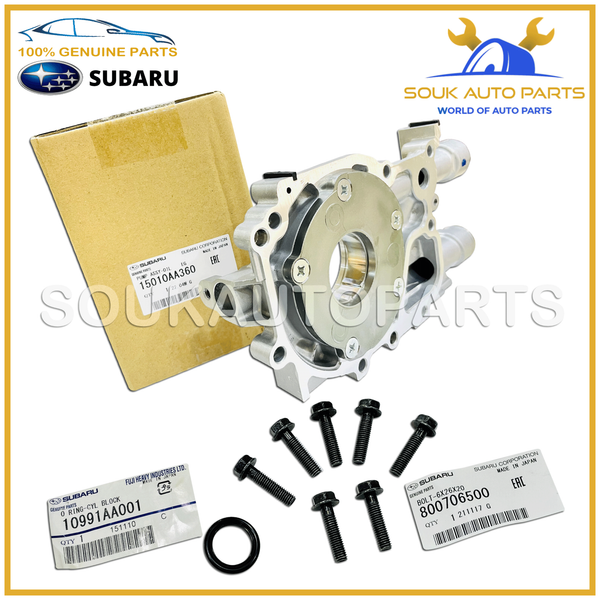 15010-AA360 Genuine Subaru OIL PUMP KIT W/BOLTS & SEAL EJ20 EJ25 11mm LEGACY