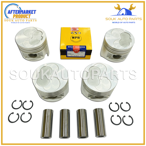 PISTON & RING SET 5L 99.50mm For Toyota LC PRADO HILUX 3.0Ltr DIESEL 1992-02