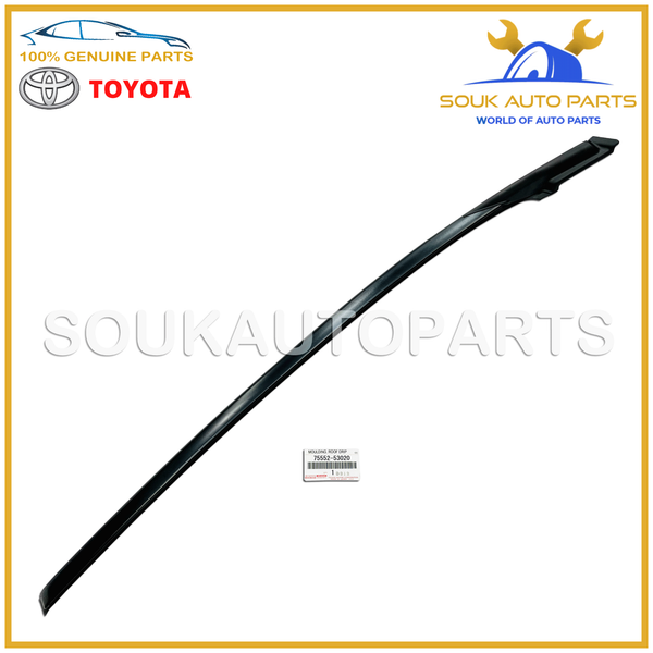 75552-53020 Genuine Lexus WINDSHIELD MOULDING, LEFT DRIVER LH ISF IS250 IS350