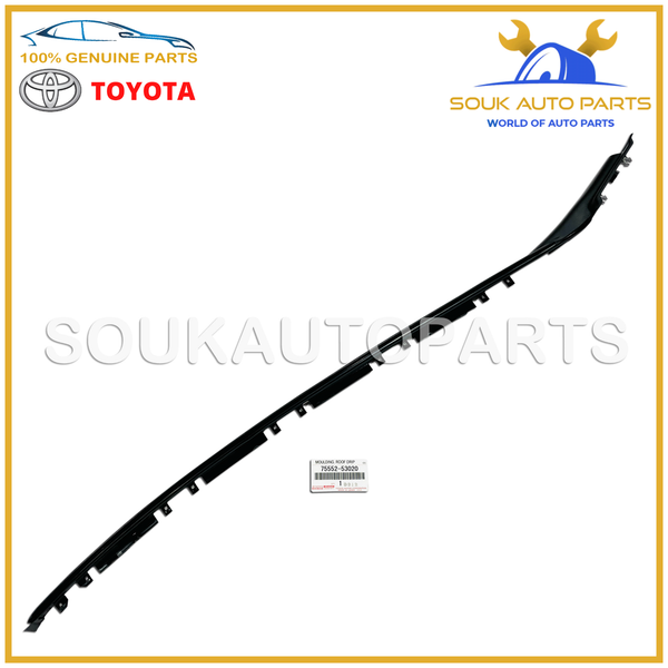 75552-53020 Genuine Lexus WINDSHIELD MOULDING, LEFT DRIVER LH ISF IS250 IS350