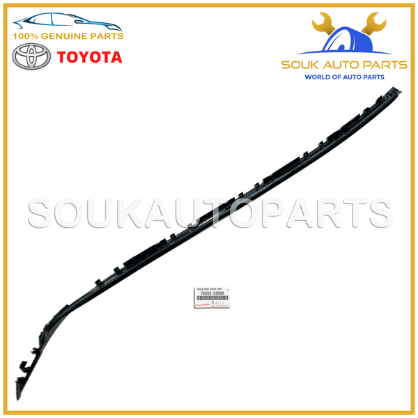 75552-53020 Genuine Lexus WINDSHIELD MOULDING, LEFT DRIVER LH ISF IS250 IS350