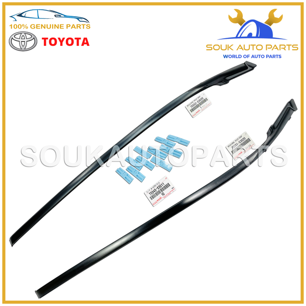 ROOF DRIP MOULDING KIT WITH CLIPS LH RH Genuine Lexus IS250 IS350 IS-F 2006-13