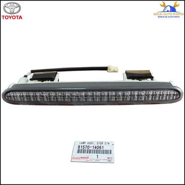 81570-14061 Genuine Toyota TRUNK 3rd BRAKE LIGHT CENTER STOP LAMP Rear Hatch