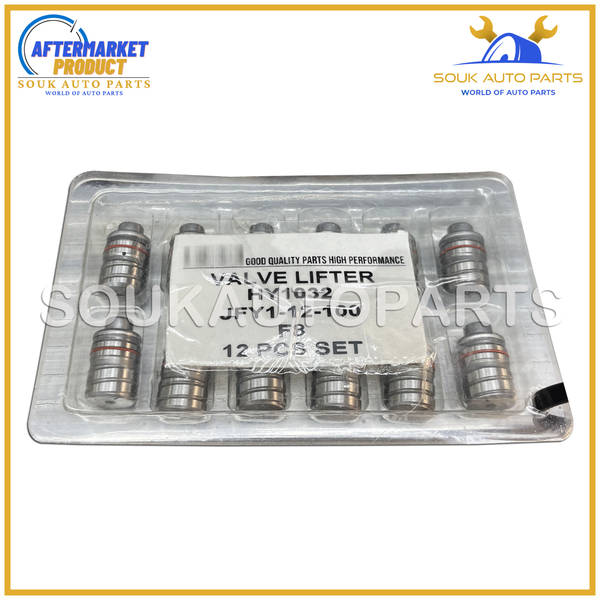JFY1-12-100 LASH ADJUSTER, VALVE LIFTERS F2 12Pcs For Mazda B2200 2.2Ltr 8V SOHC