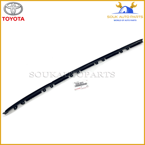 75536-60010 Genuine Toyota MOULDING, WINDSHIELD, OUTSIDE LOWER LH
