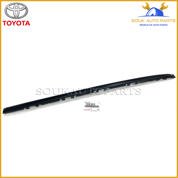 75536-60010 Genuine Toyota MOULDING, WINDSHIELD, OUTSIDE LOWER LH