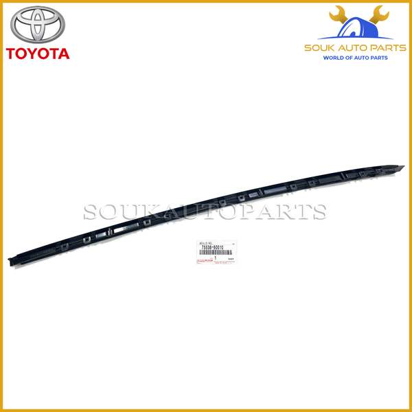 75536-60010 Genuine Toyota MOULDING, WINDSHIELD, OUTSIDE LOWER LH