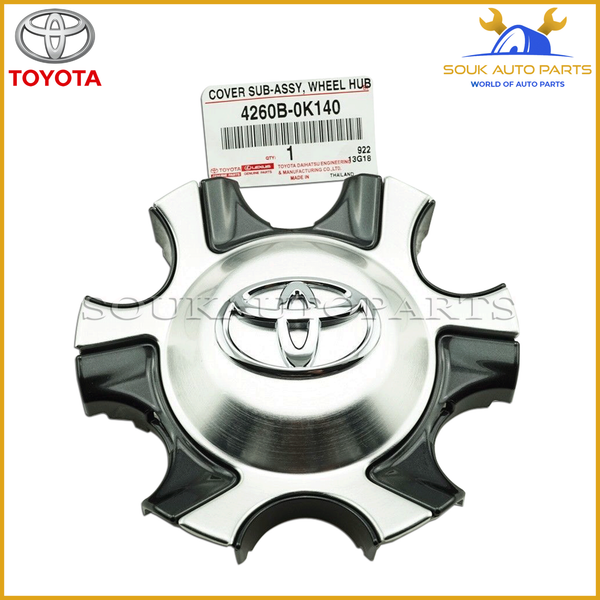4260B-0K140 Genuine Toyota COVER SUB-ASSY, WHEEL HUB 4260B0K140 OEM