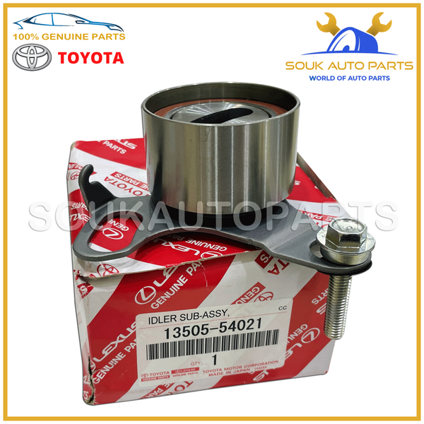 13505-54021 Genuine Toyota TIMING BELT TENSIONER PULLEY 2L 2L-T 3L 5L PRADO