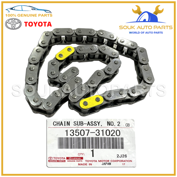 13507-31020 Genuine Toyota CHAIN SUB-ASSY, NO.2 1350731020 OEM