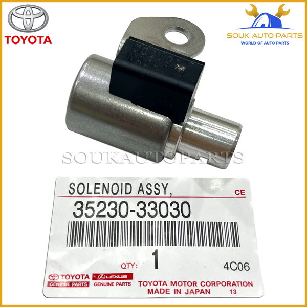 35230-33030 Genuine Toyota SOLENOID ASSY, TRANSMISSION 3WAY, NO.2 3523033030 OEM