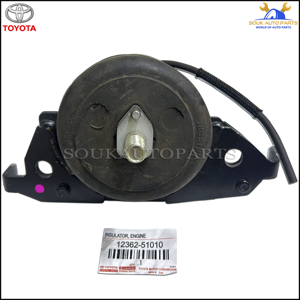 12362-51010 Genuine Toyota INSULATOR, ENGINE MOUNTING, FRONT LH 1236251010 OEM