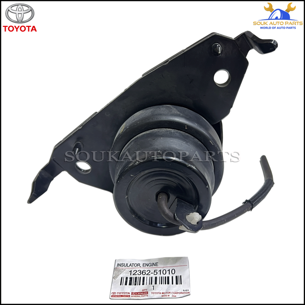 12362-51010 Genuine Toyota INSULATOR, ENGINE MOUNTING, FRONT LH 1236251010 OEM