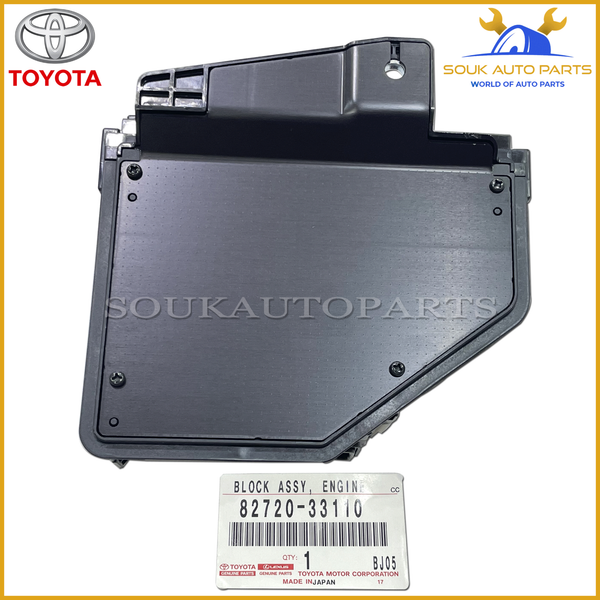 82720-33110 Genuine Toyota BLOCK ASSY, ENGINE ROOM JUNCTION AURION CAMRY