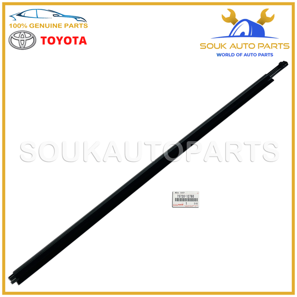 75720-12780 Genuine Toyota MOULDING ASSY, FRONT DOOR BELT, LH