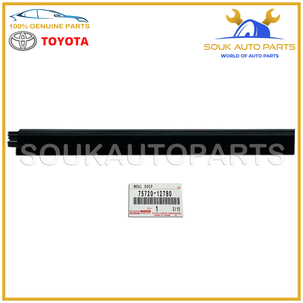 75720-12780 Genuine Toyota MOULDING ASSY, FRONT DOOR BELT, LH