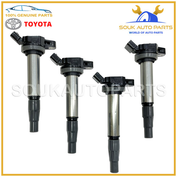 90919-02252 IGNITION COIL SET (4Pcs) DENSO For Toyota COROLLA PRIUS 2009 1.8Ltr