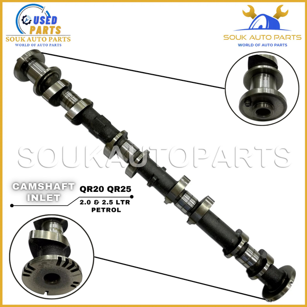 CAMSHAFT INLET QR20 & QR25 DE For Nissan X-TRAIL ALTIMA 2001-08