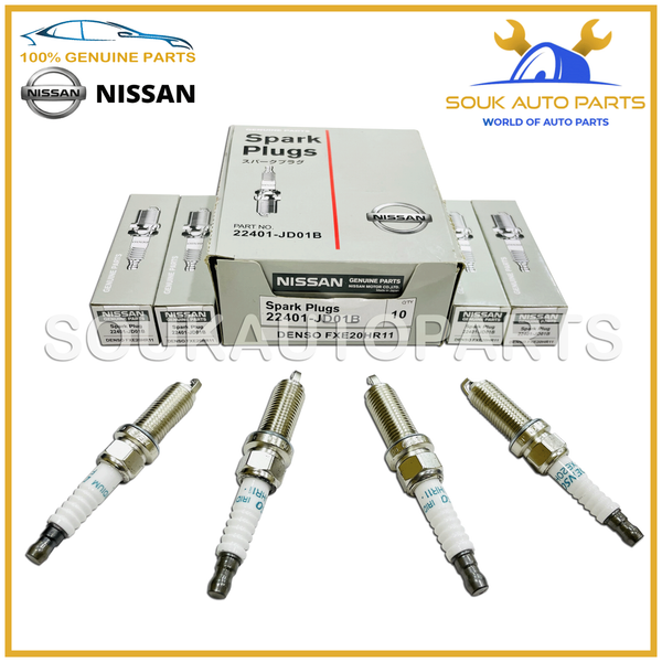 22401-JD01B SPARK PLUG SET 4Pcs IRIDIUM For Nissan ALTIMA SENTRA ROGUE FXE20HR11
