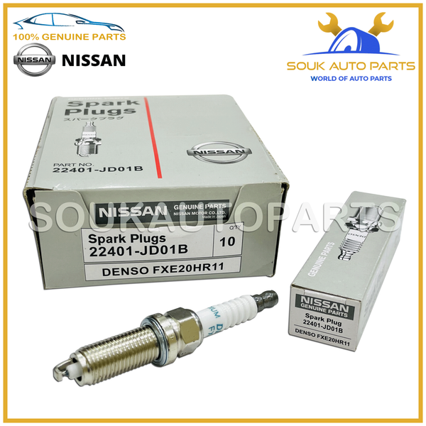 22401-JD01B SPARK PLUG SET 4Pcs IRIDIUM For Nissan ALTIMA SENTRA ROGUE FXE20HR11