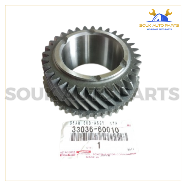 33036-60010 Genuine Toyota GEAR, 5TH SUB-ASSY 3303660010 OEM