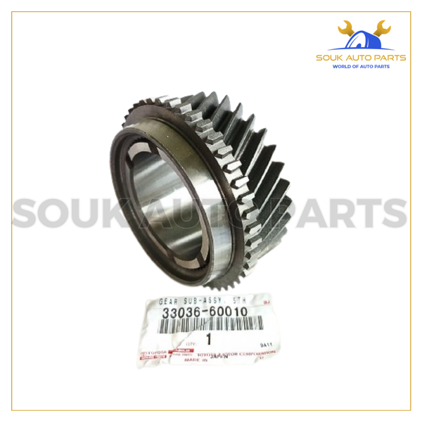 33036-60010 Genuine Toyota GEAR, 5TH SUB-ASSY 3303660010 OEM