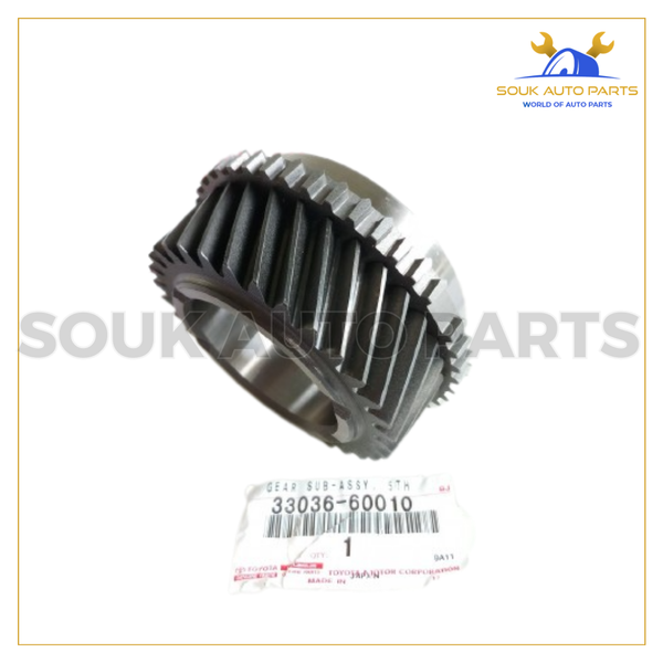 33036-60010 Genuine Toyota GEAR, 5TH SUB-ASSY 3303660010 OEM