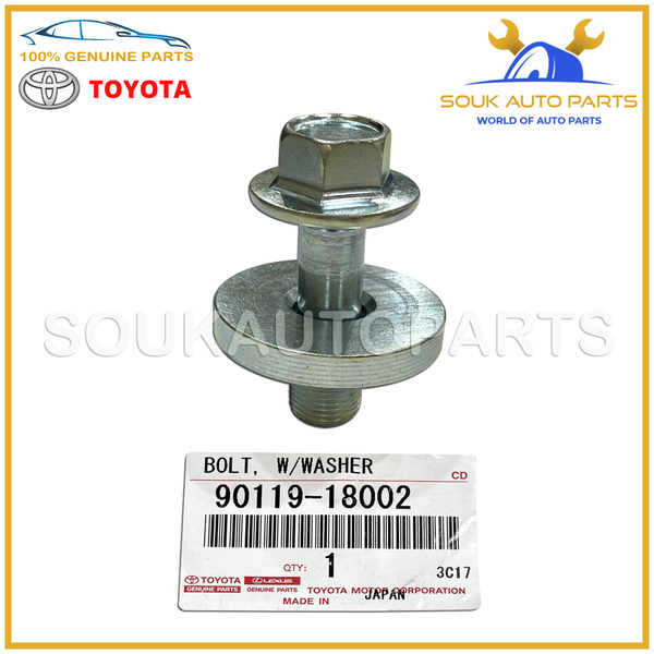 90119-18002 Genuine Toyota CRANK DAMPER PULLEY BOLT & WASHER 2JZ-GTE JZA80 Supra