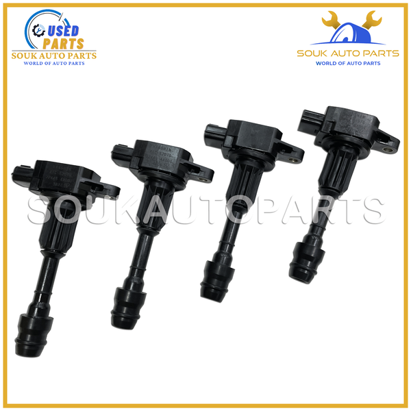 22448-AX001 IGNITION COIL SET OF 4 HR15DE For Nissan TIIDA BLUEBIRD SUNNY 1.5Ltr