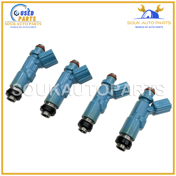 23250-23020 Genuine FUEL INJECTOR SET OF 4 For Toyota YARIS VITZ 1.0 1.3 PETROL