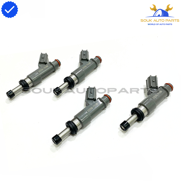23250-75100 FUEL INJECTOR SET OF 4 Toyota TACOMA 05-14 4RUNNER 2010 2.7Ltr OEM