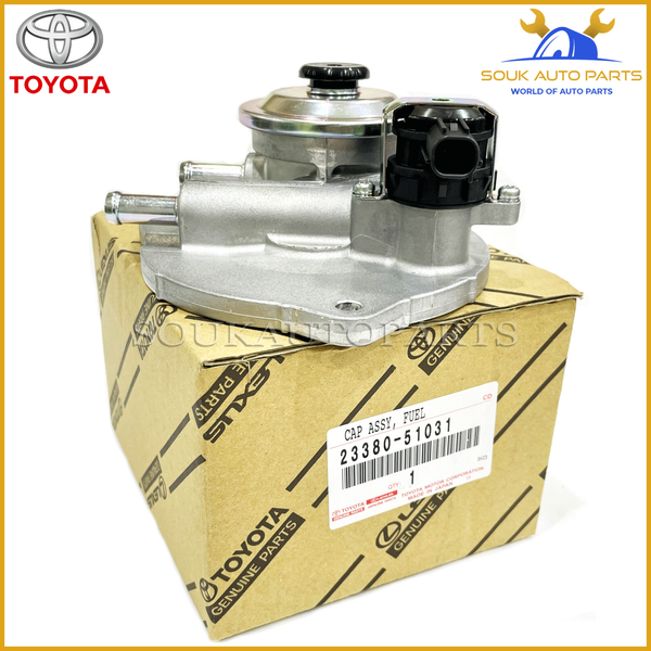23380-51031 Genuine Toyota CAP ASSY, FUEL FILTER 1VD-FTV LC Lexus LX450d LX570