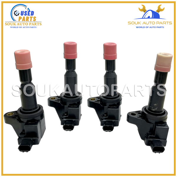 30520-PWC-003 IGNITION COIL SET OF 4 Pcs for Honda JAZZ II GD 2002-2008 1.5Ltr