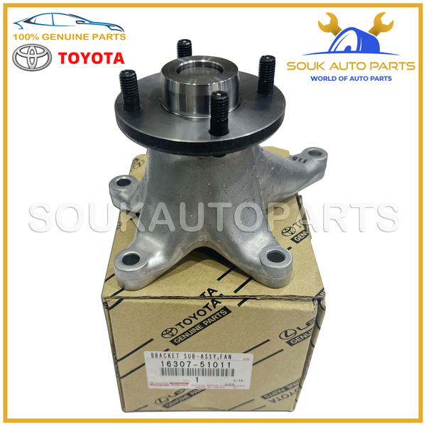 16307-51011 Genuine Toyota BRACKET SUB-ASSY, FAN 1VD-FTV Lexus LX570