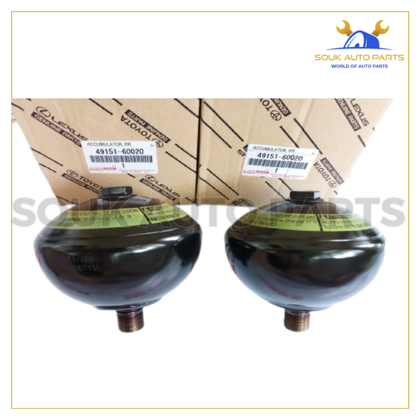 49151-60020 Genuine Lexus SUSPENSION HYDRAULIC ACCUMULATOR SET 08-20 LX570