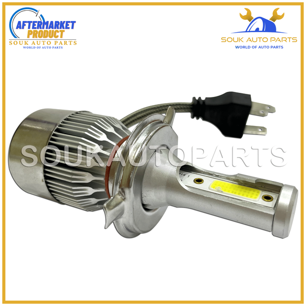 H4 LED HEADLIGHT SET, LIGHT BULB HIGH LOW BEAM 6000K HB2 9003 2600W 390000LM