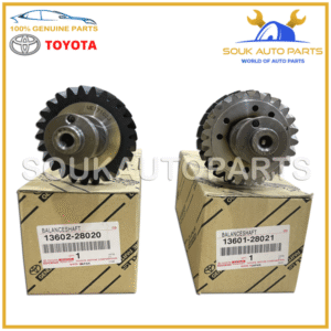 13601-28021 13602-28020 Genuine Toyota BALANCE SHAFT SET 2AZ-FE NO.1 & NO.2 2.4L