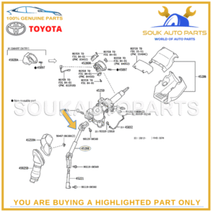 45260-28190 Genuine Toyota SHAFT ASSY, STEERING 4526028190