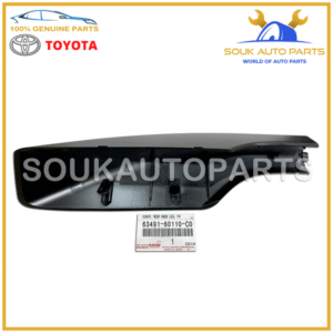63491-60110-C0 Genuine Toyota COVER, ROOF RACK LEG, FRONT RH 6349160110C0 OEM