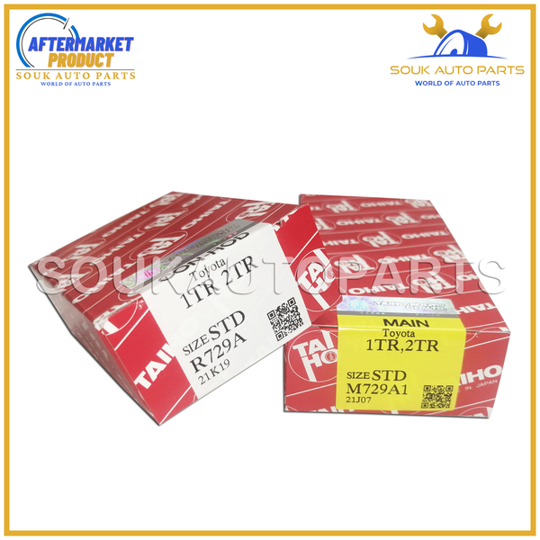 MAIN & CON ROD BEARING SET 1TR-FE 2TR-FE Std For Toyota PRADO FORTUNER HIACE 03-