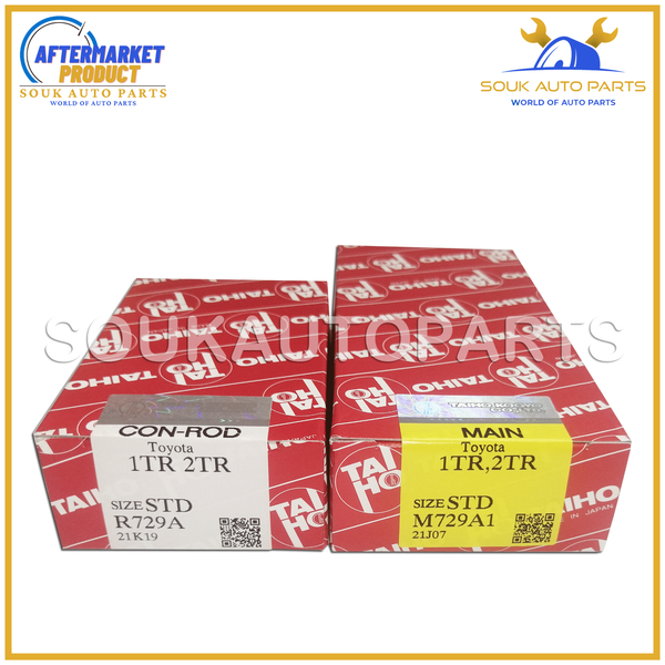 MAIN & CON ROD BEARING SET 1TR-FE 2TR-FE Std For Toyota PRADO FORTUNER HIACE 03-