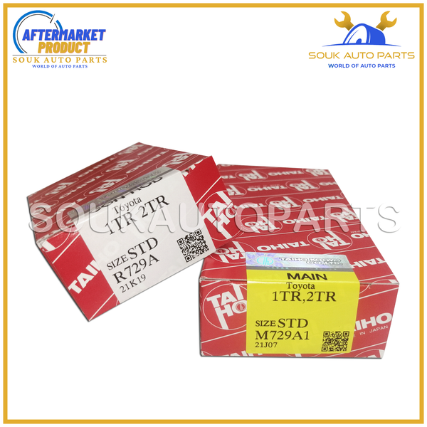 MAIN & CON ROD BEARING SET 1TR-FE 2TR-FE Std For Toyota PRADO FORTUNER HIACE 03-