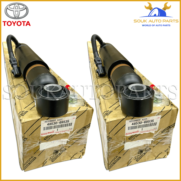 48530-69535 Genuine Toyota SHOCK ABSORBER PAIR OF 2, REAR RH & LH OEM