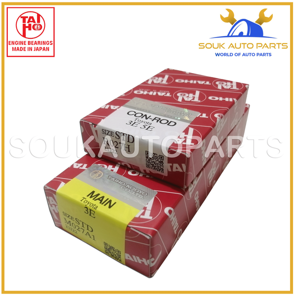 MAIN & CON ROD BEARING SET 3E 5E 5E-FE Std For Toyota COROLLA CYNOS 1.5Ltr