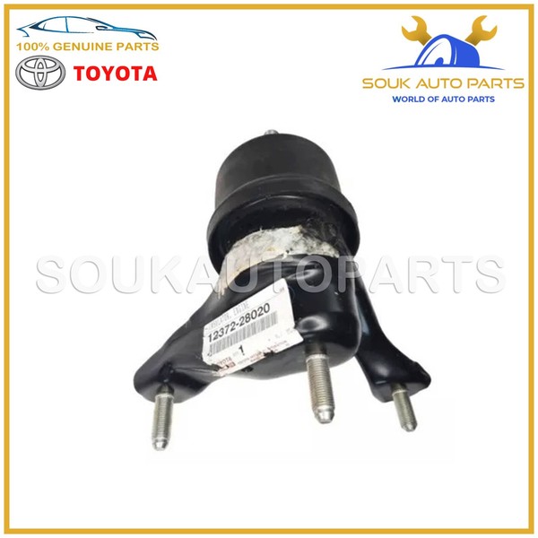 12372-28020 Genuine Toyota INSULATOR, ENGINE MOUNTING,LH (FOR TRANSVERSE ENGINE)