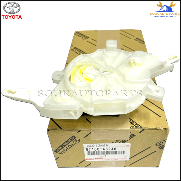 87106-48240 Genuine Toyota DAMPER SERVO AIR CONDITIONER RADIATOR, NO.1 871064824